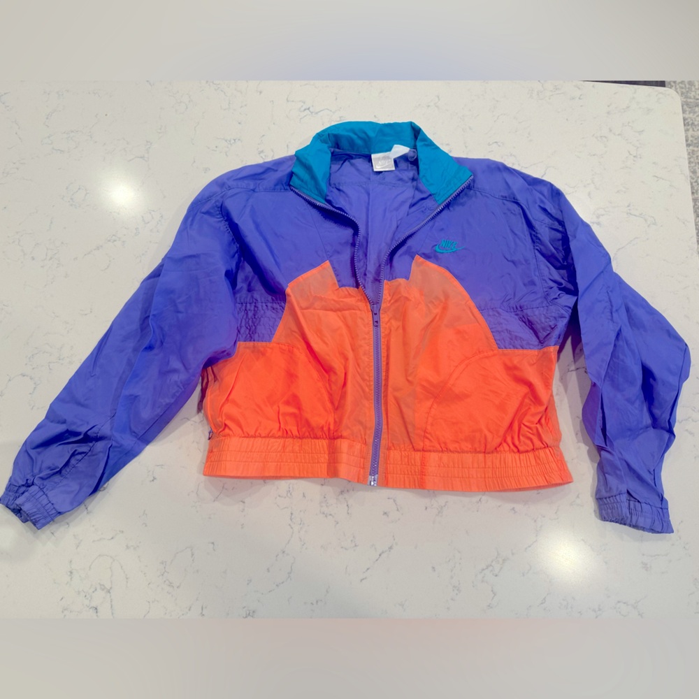 Vintage Nike Grey Tag 90s Color Block Windbreaker